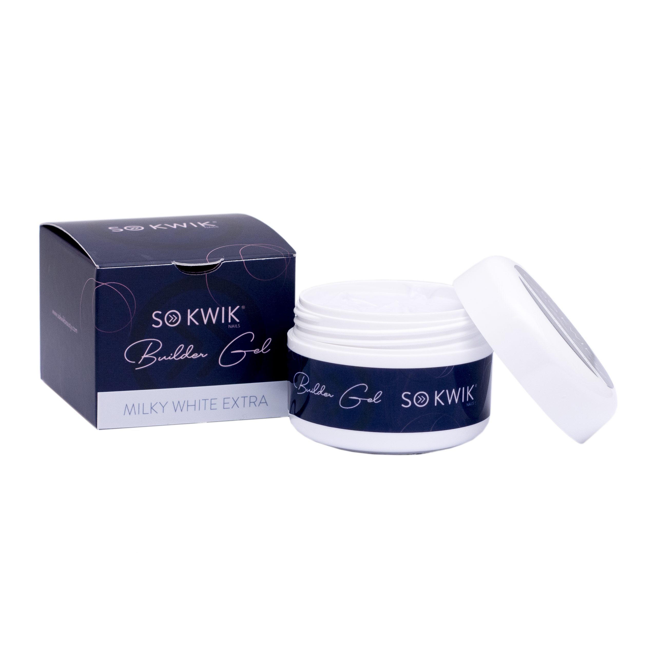 Sokwik - Builder Gel - Milky White Extra 50ml - 1
